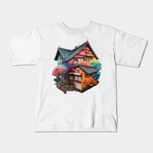 The houses of Ōsaka Kids T-Shirt